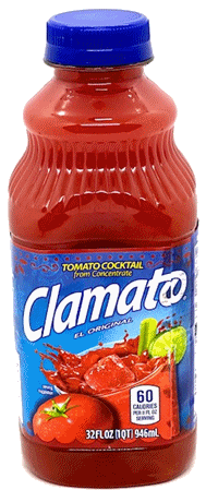 Clamato Šķidra tomātu sula ar jūras velšu garšu Iepak. 12 x 946 ml